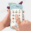 Baby Phone Toy Music Sound Telephone Sleeping Toys With Teether Simulation Phone Kids Infant Early Educational Toy Kids Gifts 3