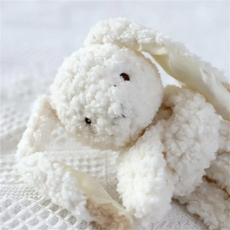 G2AD Baby Security Blanket Soft Stuffed Animal Soothing Toy Snuggle Toy Gifts for Newborn Boys Girls Lovey Rabbit For Baby Comforter Blanket Baby Crib Toy