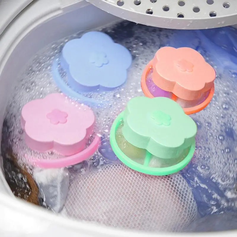 Reusable Washing Machine Floating Lint Mesh Bag, Floating Pet Hair Lint  Mesh Remover, Washing Machine Lint Traps, Hair Filter Net Pouch Washer Hair  Catcher for Household Tool(Pink /Blue) 