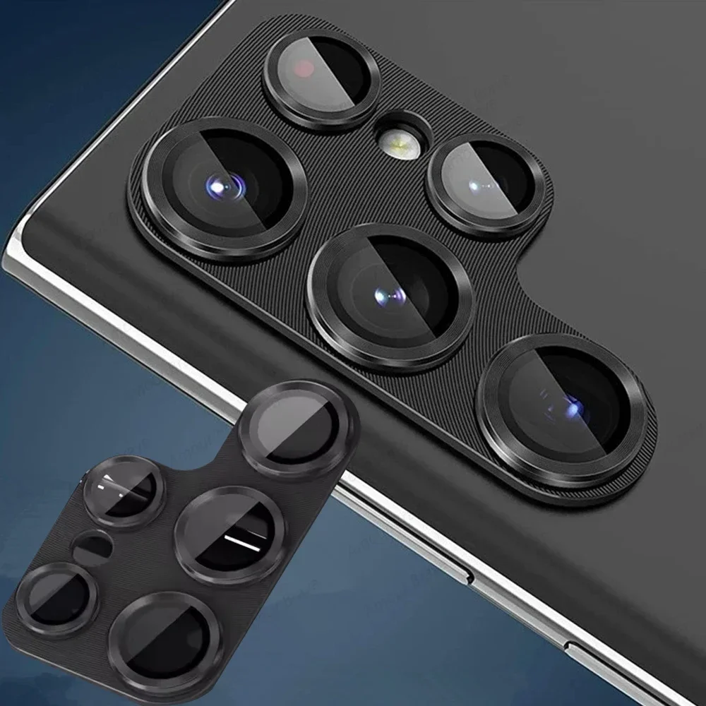 Premium Metal Camera Lens Protector for Samsung Galaxy Ultra Series - Full Coverage Protection Glass