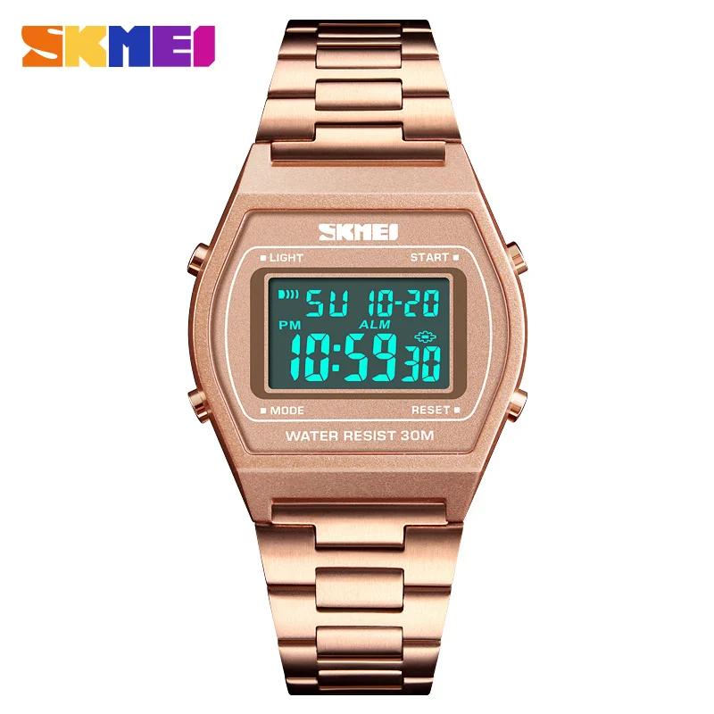 

SKMEI 1328 Women Luxury Watches Outdoor Sport Waterproof Digital Watch Girl Business Electronic ladies Clock Relogio Feminino