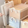 Pvc Transparent Storage Box Reinforced Handles Clothes Stackable Practical Sundries Boxes Storage Box Foldable Multi Purpose Bin 5