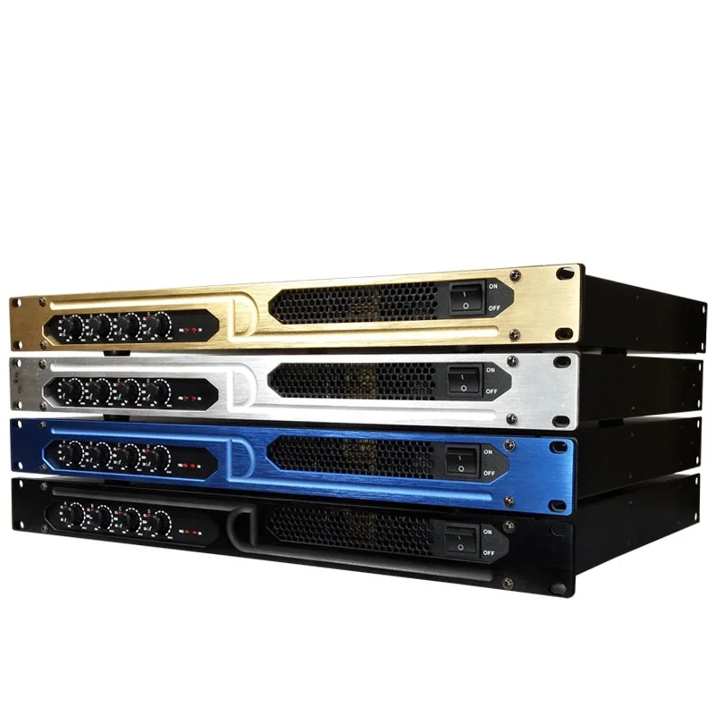 

D4504 450w*4 1U light weight class d sound digital power amplifier