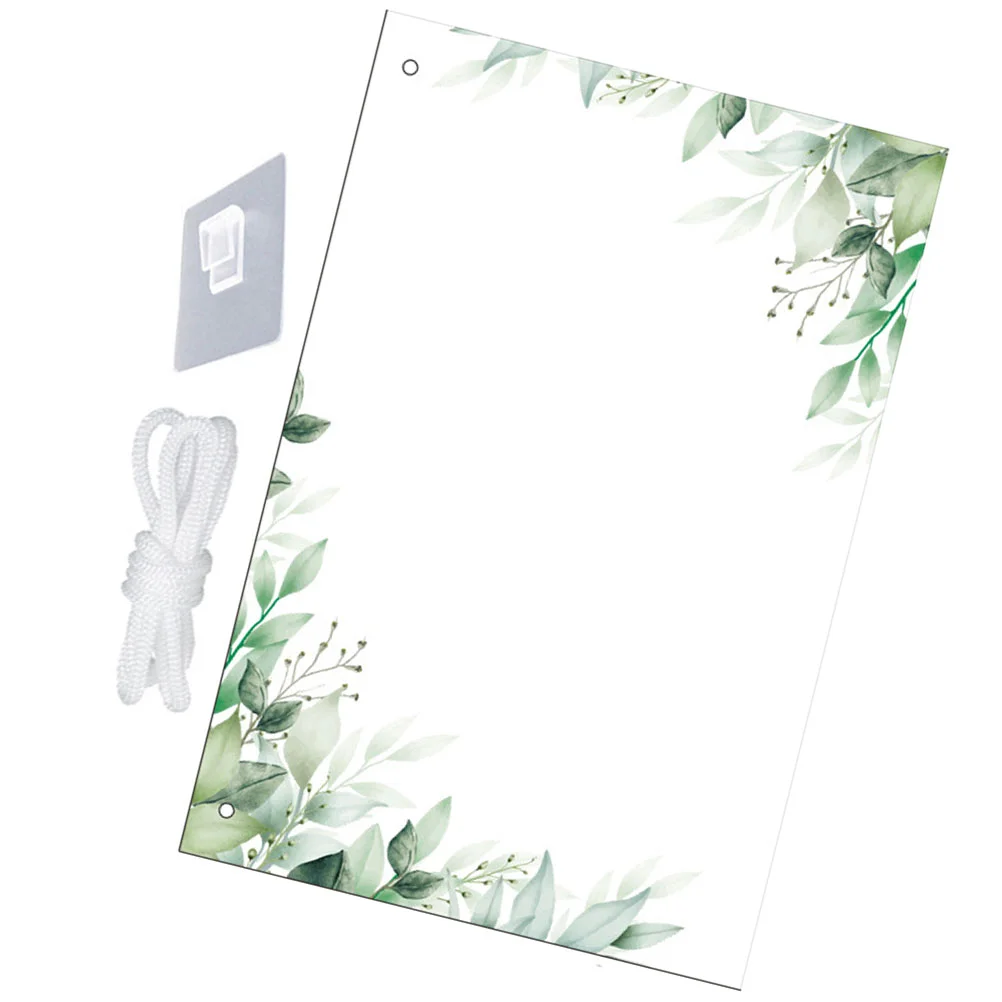 

Blank Writing Pad Clear Dry Erase Board Acrylic Refrigerator Whiteboard Message