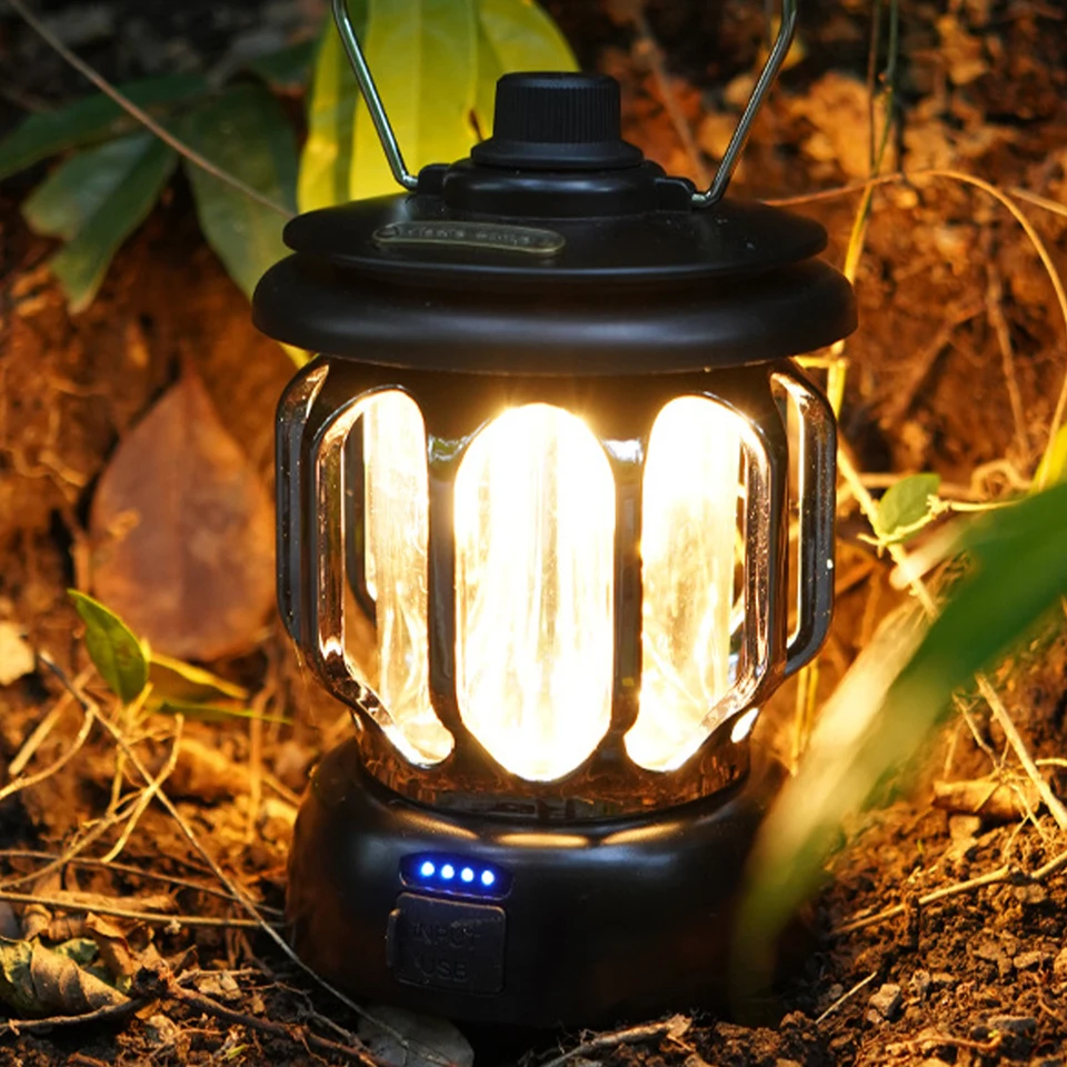 Outdoor Waterproof Camping Light USB Recharge Portable Lanterns