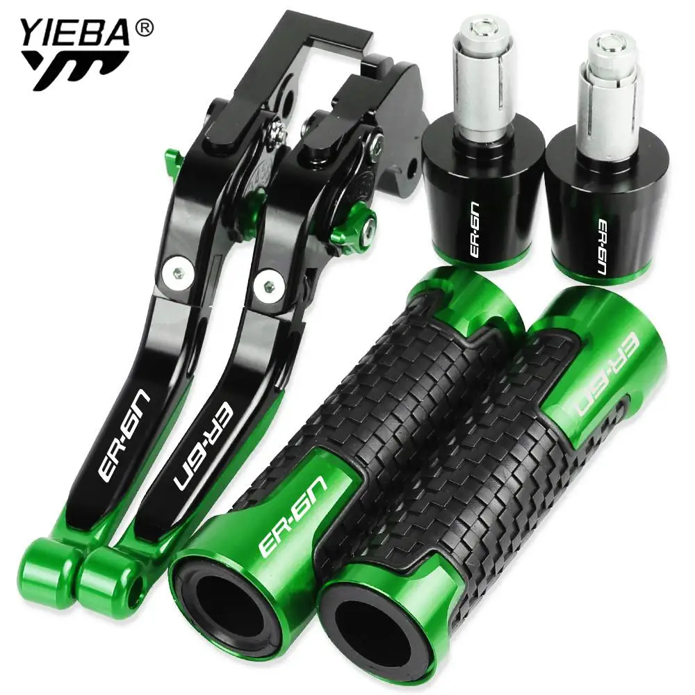 

Motorcycle Brake Clutch Levers Handlebar Hand Grips ends For KAWASAKI ER6N ER-6N 2009 2010 2011 2012 2013 2014 2015 2016 2017