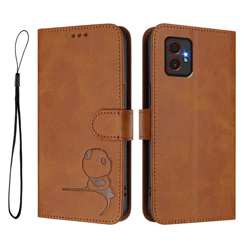 Premium Flip Leather Wallet Case with RFID Protection and Magnetic Stand