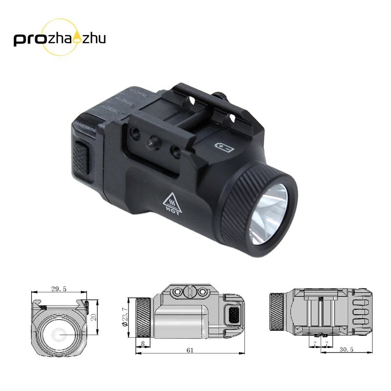 ̴  , IPX5 , 3/5 ð 680 , CR123A   LED  