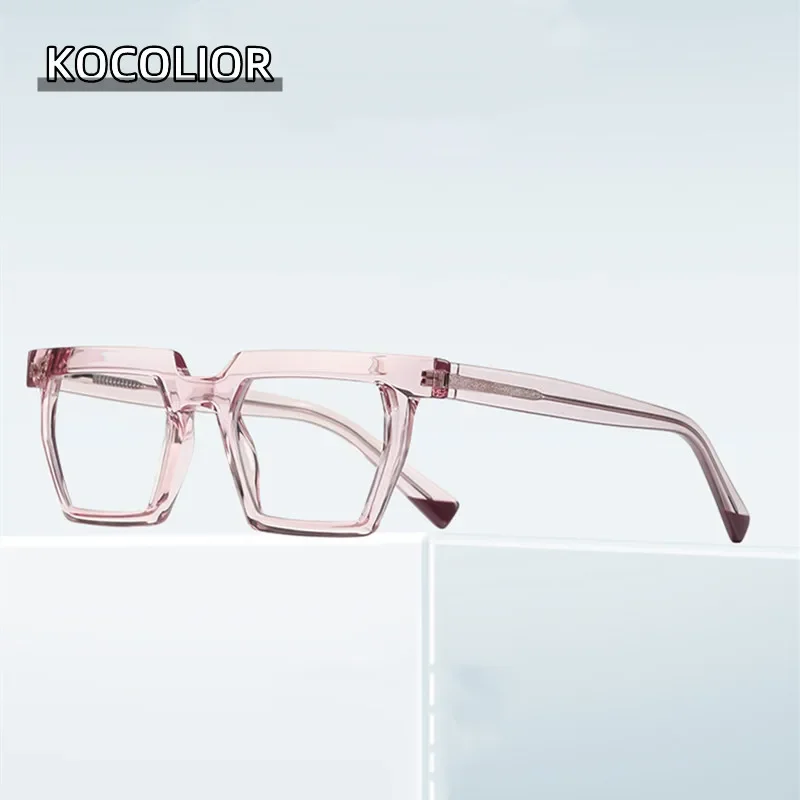 

Unisex Men's Anti Blue Light Reading Glasses Oversized Square Luxury Brand Large Eyeglasses Frame Women's Prescription Spectacle