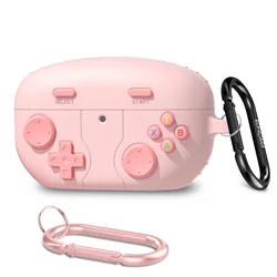High - Quality 3D Silicone Protective Case Cover in Creative Design (Pink)