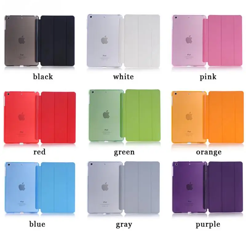 Ultra-fino Case Tablet Slim para Ipad Case Inteligente Flip Magnético Dobrável Pvc A1432 A1490 Capa para Ipad Mini Mini 3 - Imagem 6