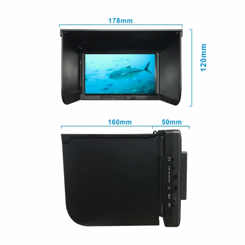 7 Pollici 720P Ips Hd Screen Fish Ahd Visual Furuno Fish Finder