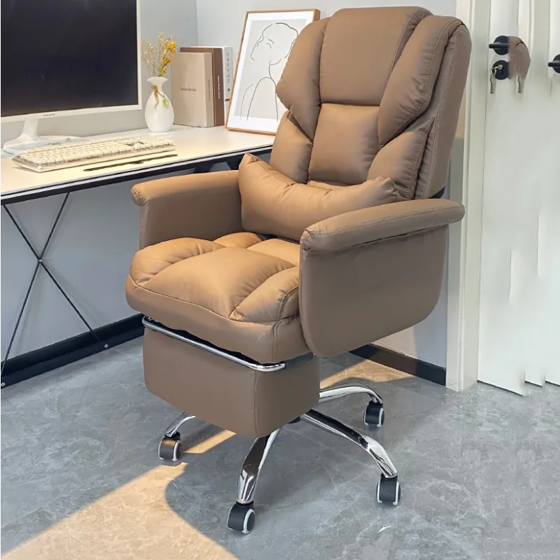 Work Ergonomic Office Chair Extension Handle Design Organizer Massage Lazy Swivel Chair Executive Modern Silla Gamer Furniture