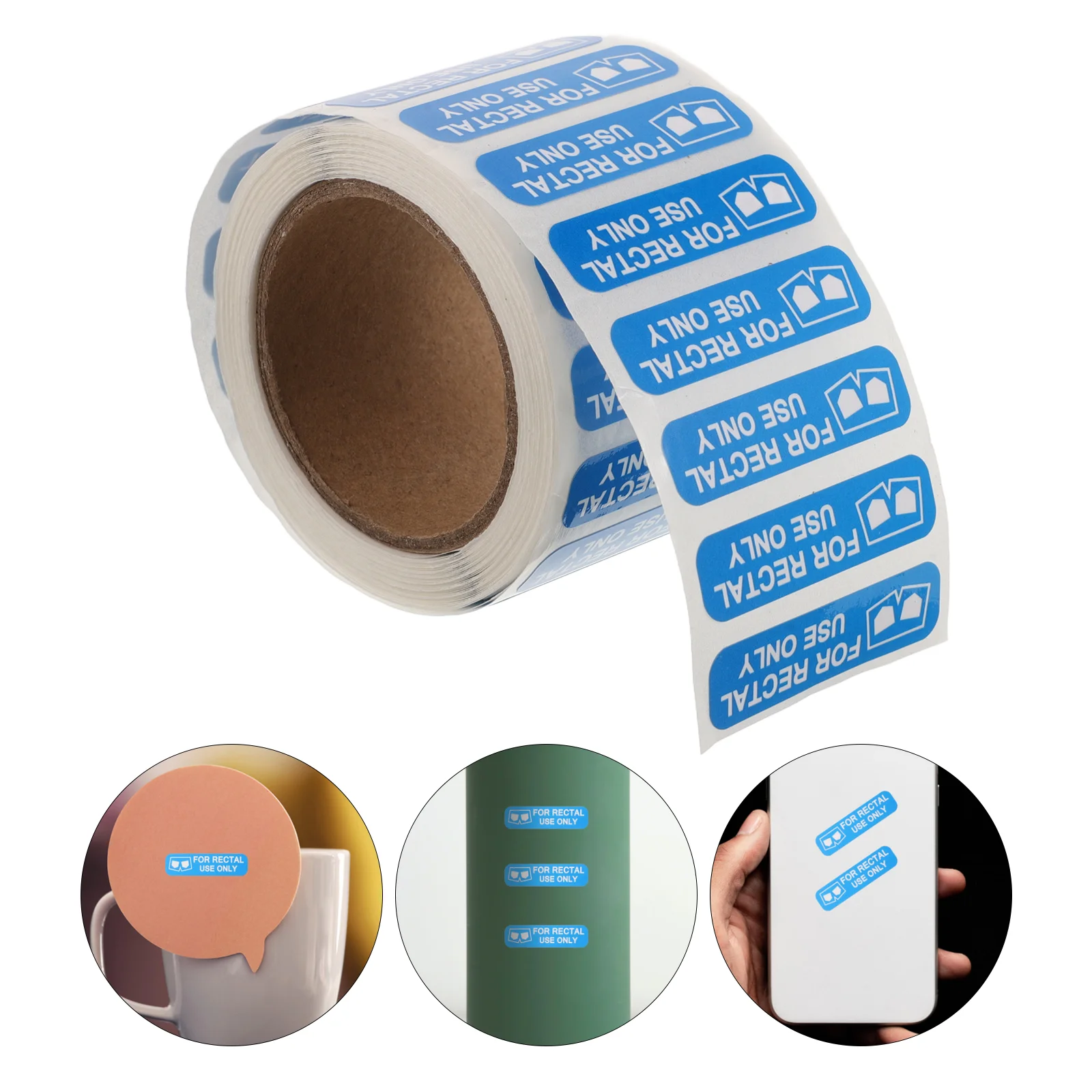 

Stickers Novelty Stuffer Decal Prank for Rectal Use Only Funny Adults with Adhesive Jokes Rectaluse