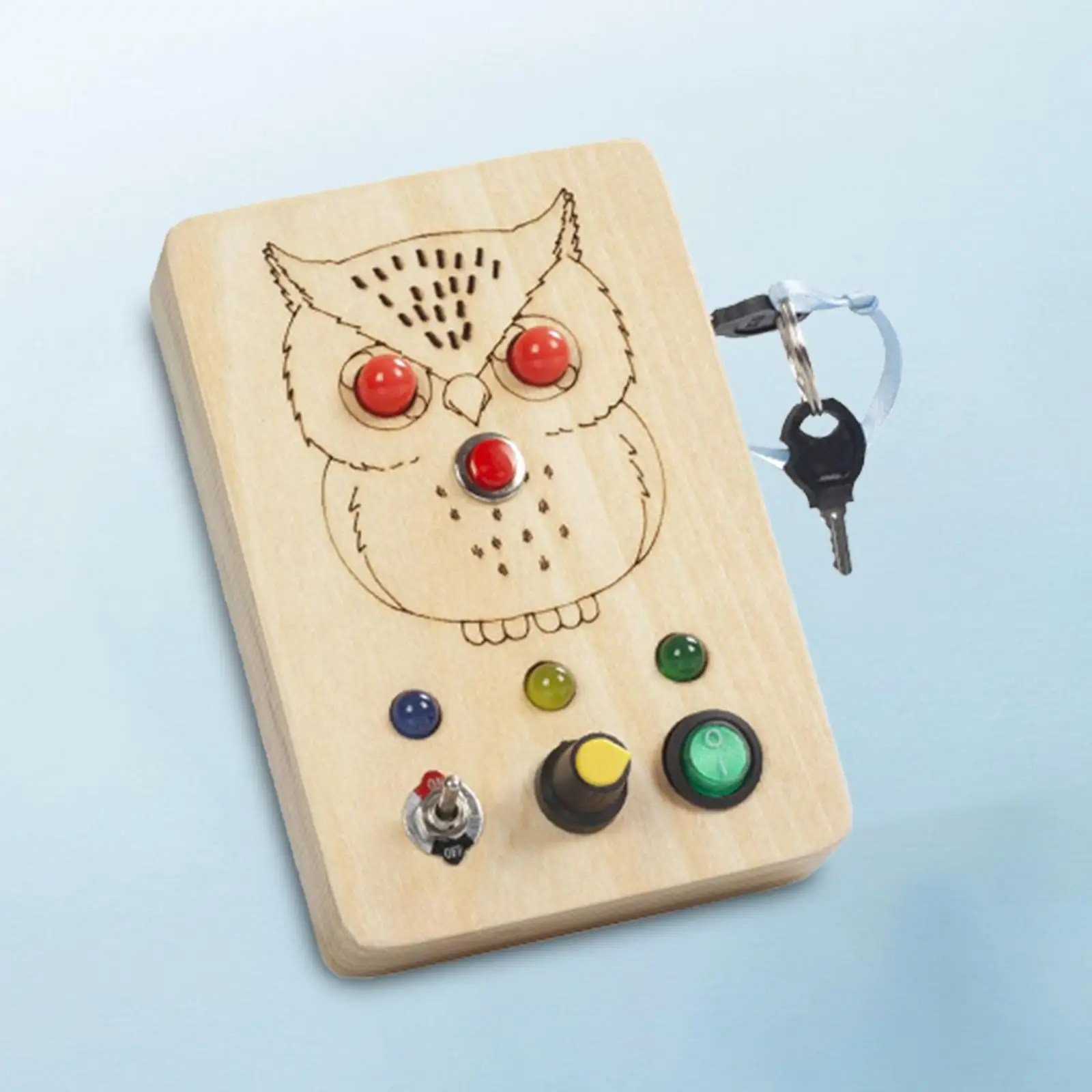 

Busy Board Sensory Board Learning Toy Educational Montessori Toy for 1 2 3 4 Year Old Boys Girls Children Kids Smooth Edge