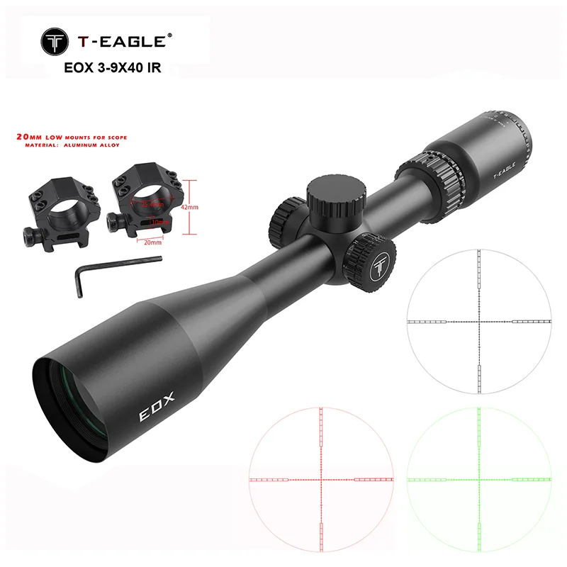  slider image of T-EAGLE EOX 3-9X40 IR