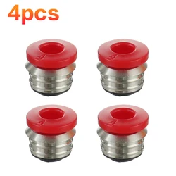3D Printer Pneumatic Fittings and Connectors Kit - PTFE Tube Bowden Quick Plug 1.75mm Filament Extruder (Red 4pcs)