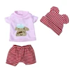 6 Styles Fashion Baby Doll Clothes Fit For 10-12 Inch Bebe Reborn Dolls Handmade Bebe Outfits Accesorios 6