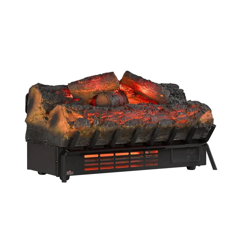 

DFI056 Infrared Quartz Electric Log Set Heater with 3D Flame® Effect and Remote Control, Rustic Pine