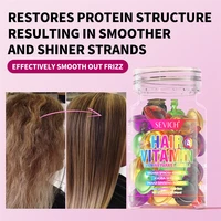 Mélange de capsules de vitamines pour cheveux, huile de kératine, restauration rapide, doux, lisse, brillant, soins capillaires, nourrit, réparation des cheveux endommagés, traitement de séparation 2