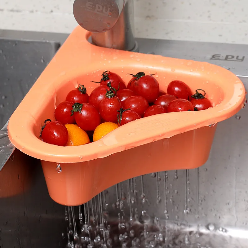 Évier fzDrain panier ménage sans poinçon cuisine légumes lavage  multifonctionnel piscine triangulaire filtre à eau en plastique T1 -  AliExpress