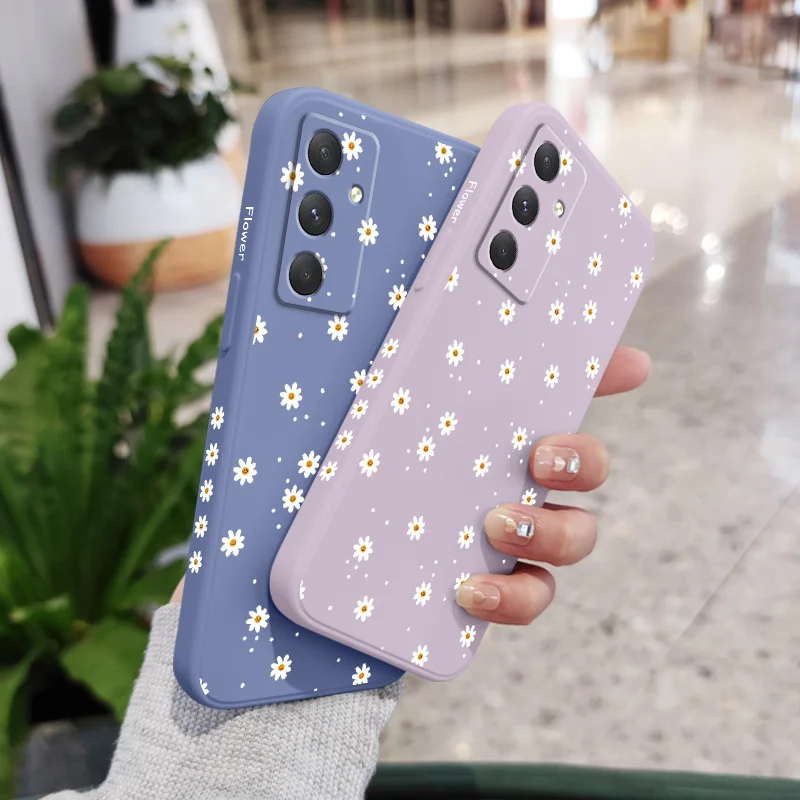 Floral Daisies Phone Case - Elegant Protective Cover with Vibrant Design
