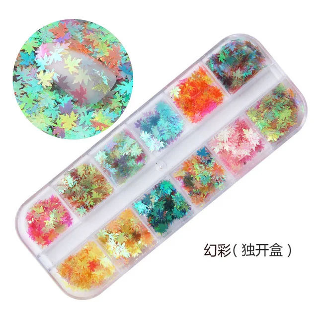 Holographic Butterfly  Heart Multi Shape  Laser Symphony Butterfly Sequins 3D Colorful Sequins Manicure  Nail Art Decoration MJLP-051