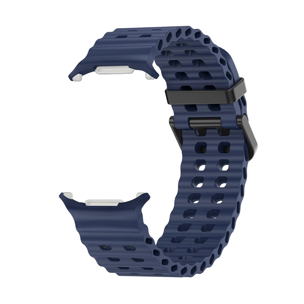 Enhanced Two-Tone Marine Silicone Sport Strap