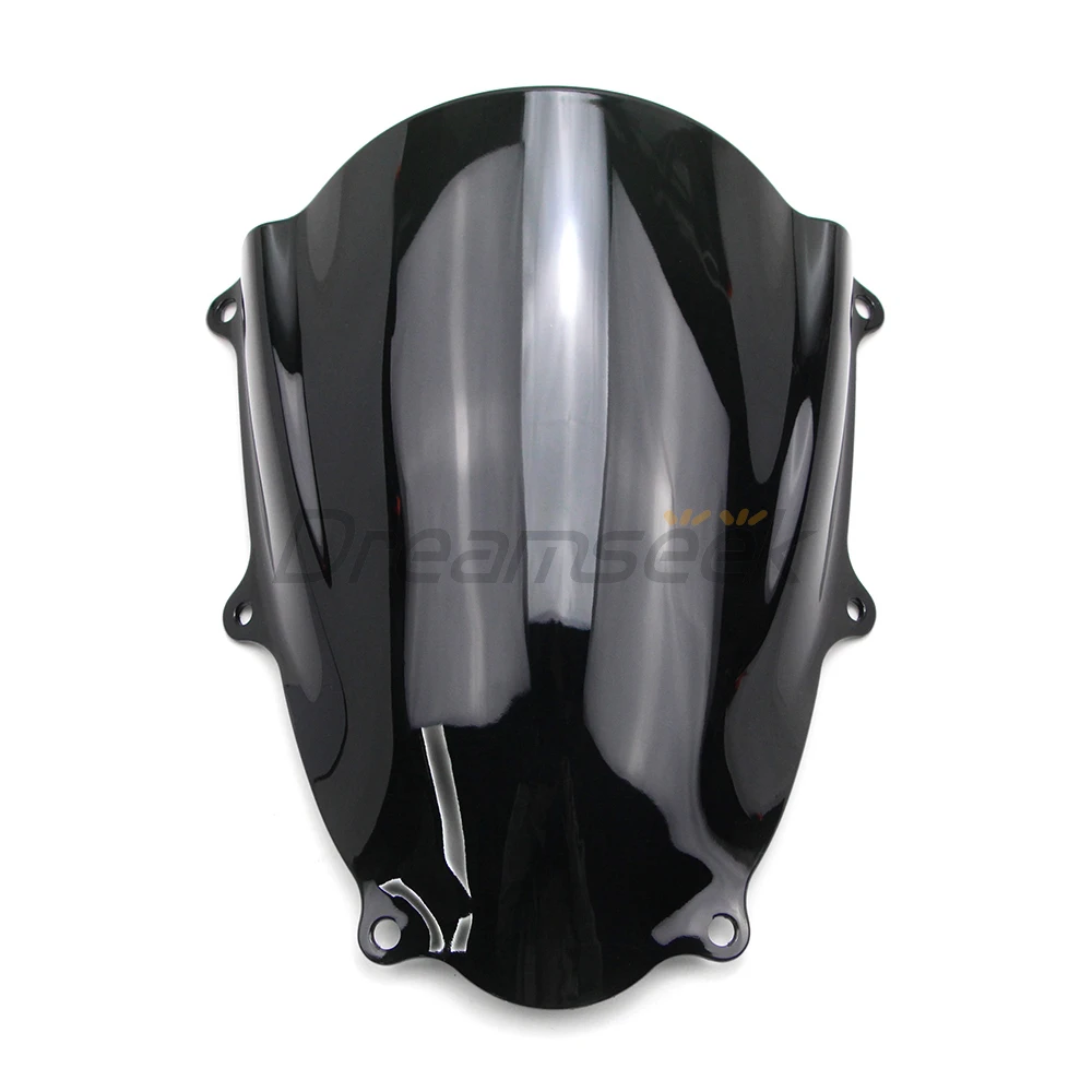 Black Windshield for Suzuki GSX-R1000 2017 2018 2019 2020 2021 2022 Wind Deflector Shield Motorcycle Windscreen ABS Plastic