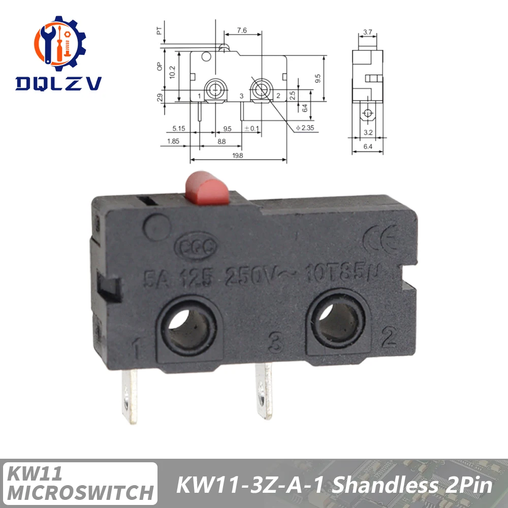 Durable Travel Limit Micro Switch with Handle & Contact Button