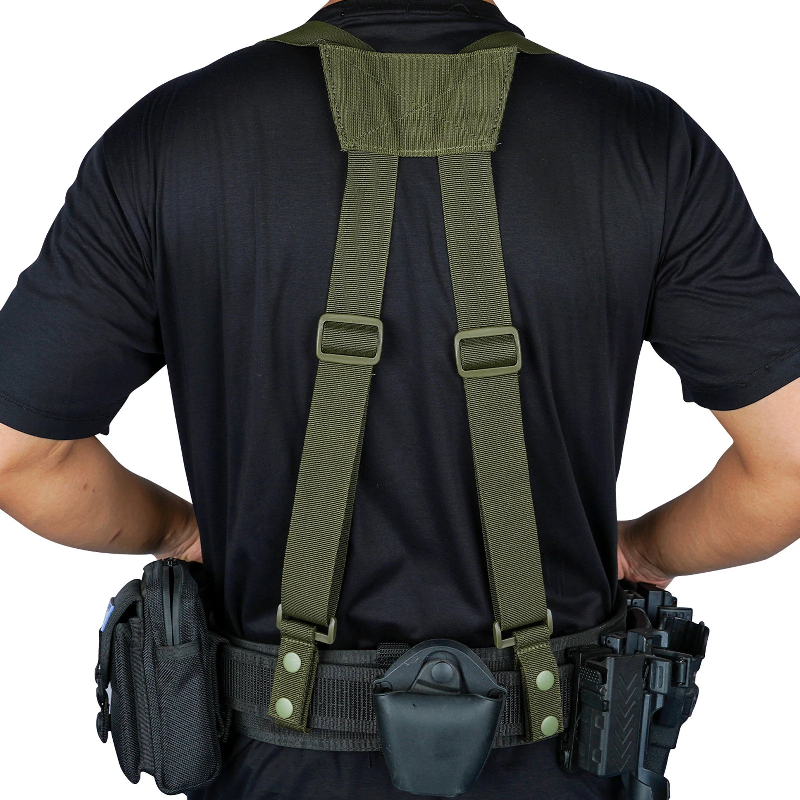 police suspenders for duty belt