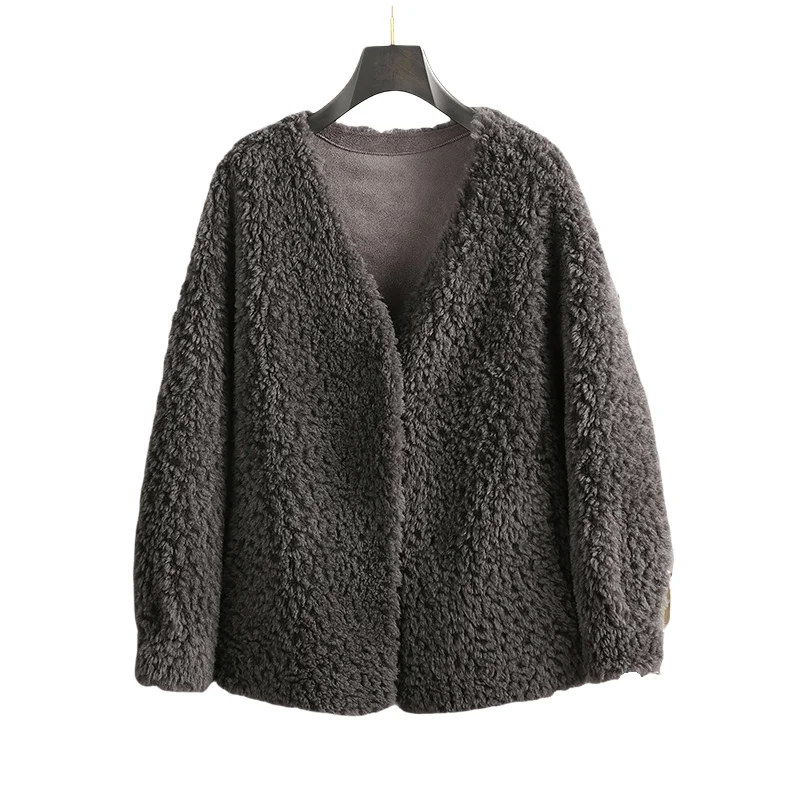 

Женское роскошное пальто PUDI из натуральной шерсти, зимняя женская куртка с натуральной овечьей стрижкой, парка, пальто CT1115