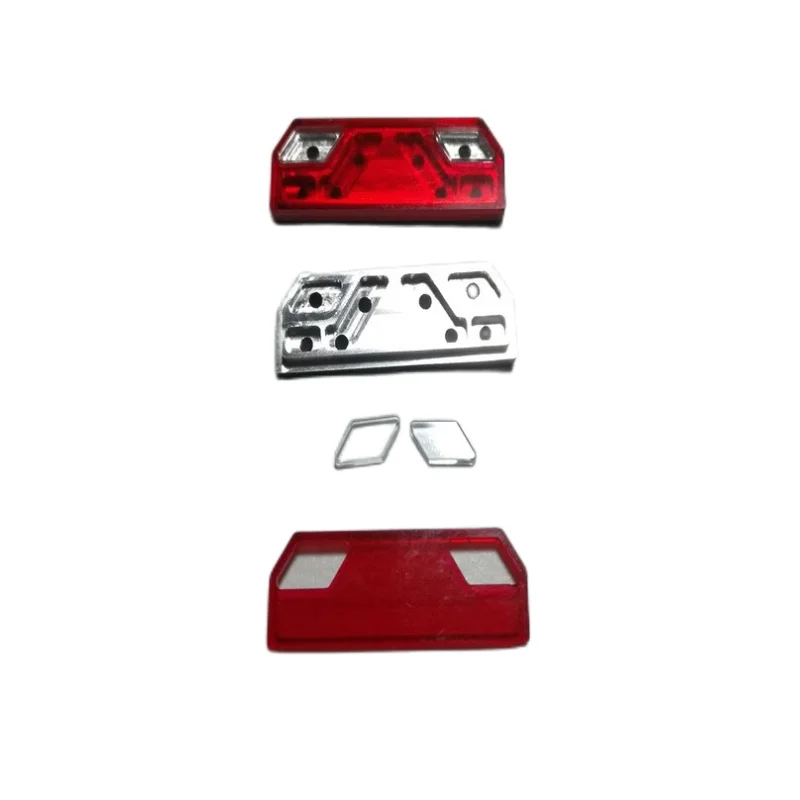 Metal LED tail light  stern lamp For 1/14 Tamiya RC Truck car ACTROS 3363 1851 AROCS 3348 MAN TGX 56360 diy parts 6