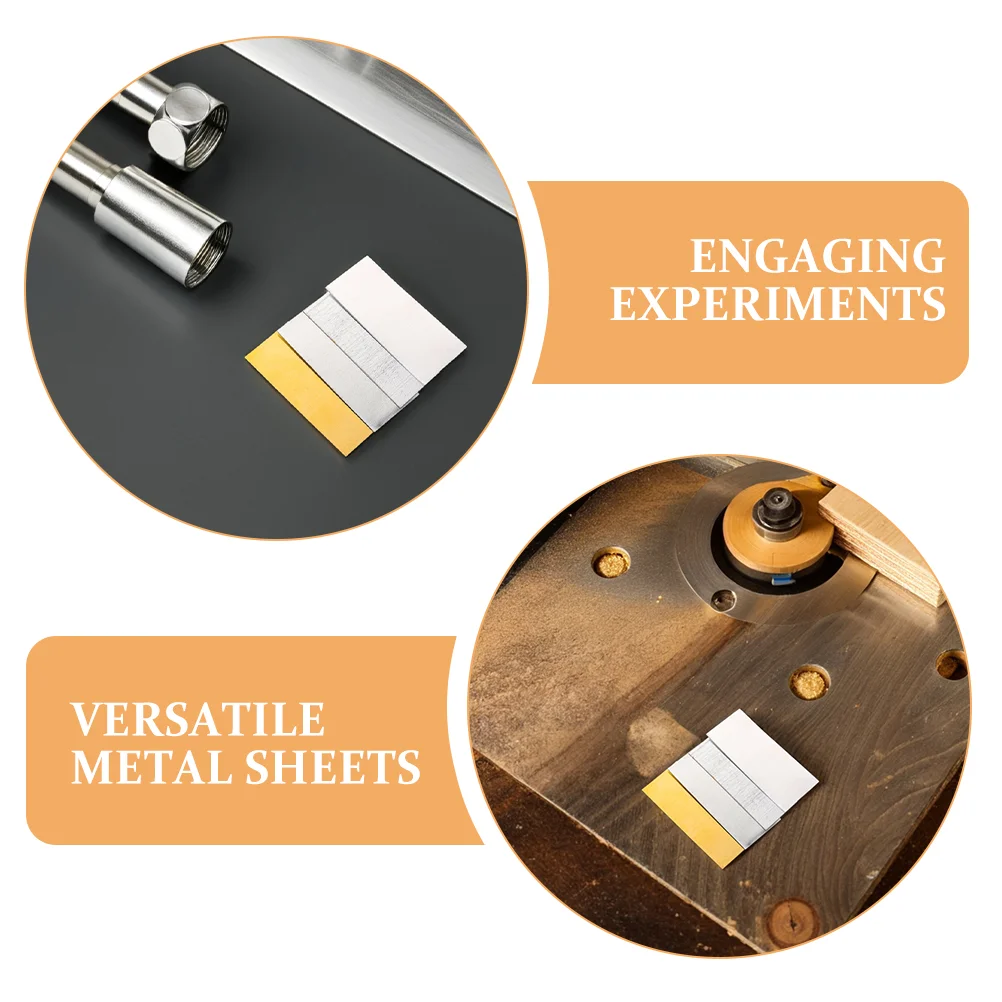 8 Pcs Experiment Materials Zinc Anode Plate Flakes Primary School