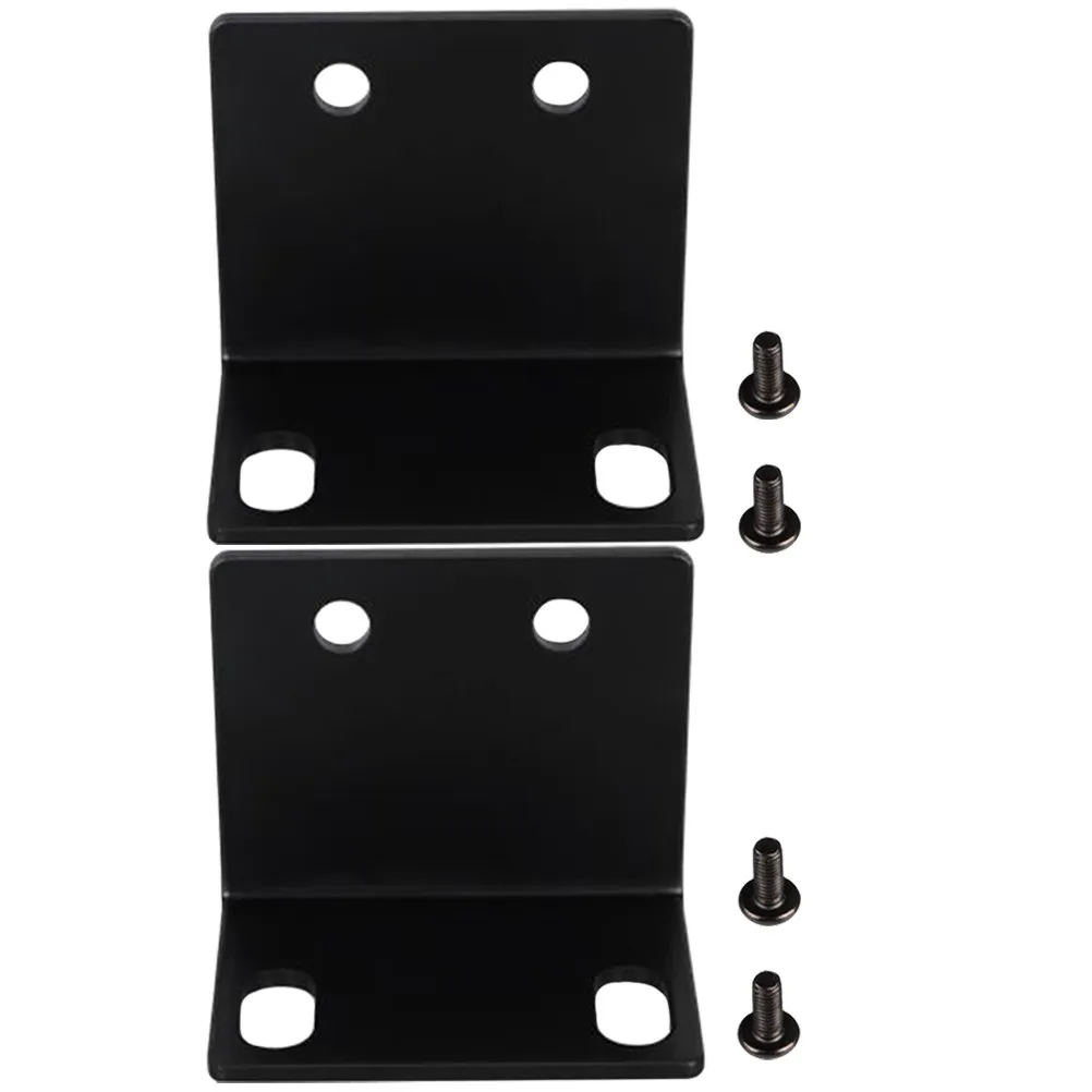 2Pcs L 모양의 마이크 캐비닛 코너 브래킷 녹 방지 헤비 듀티 장착 브래킷 앰프 스피커 캐비닛 스테레오