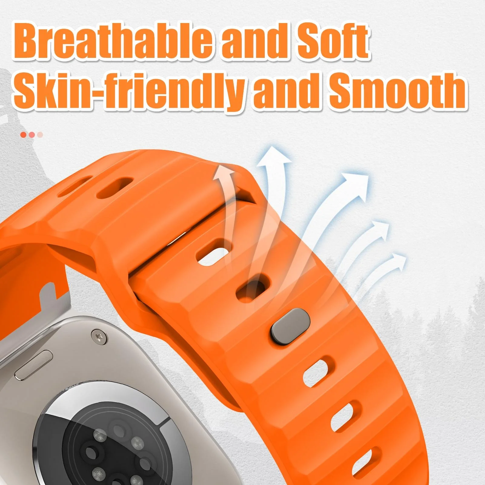 Strap for Apple watch ultra 2 band 49mm 45mm 44mm Stainless Steel correas Sport Silicone bracelet iwatch Series 9 8 7 SE 10 46mm 5 Strap for Apple watch ultra 2 band 49mm 45mm 44mm Stainless Steel correas Sport Silicone bracelet iwatch Series 9 8 7 SE 10 46mm – Bild 5