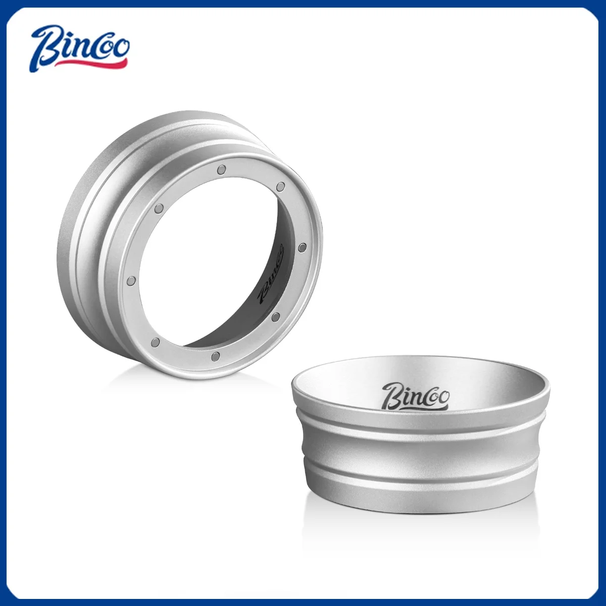 Bincoo High Magnetic Coffee Dosing Ring 3.2cm Espresso Funnel 51mm 58mm for Delonghi Breville Portafilter Home Barista Tools