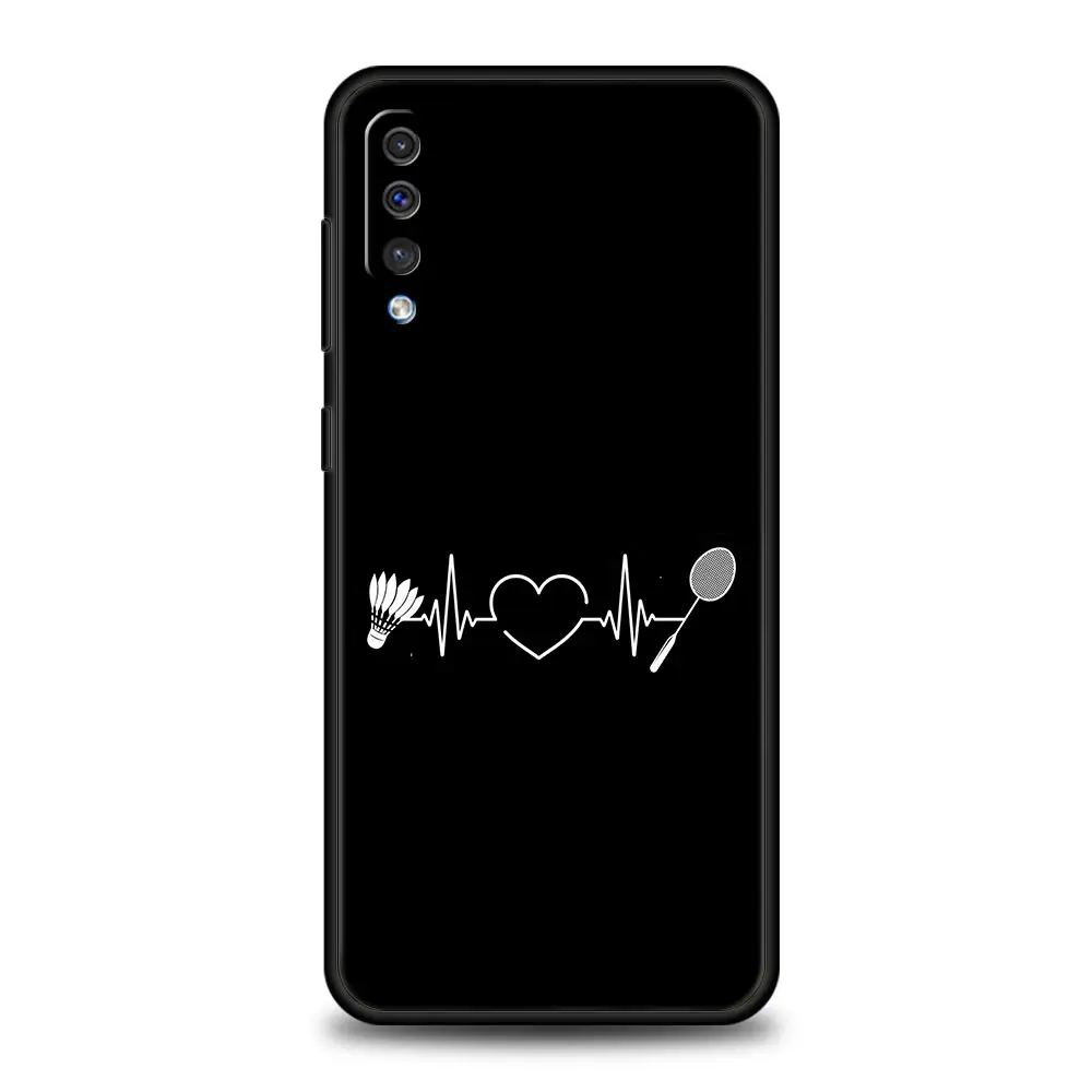 Badminton-Themed Protective Phone Cover