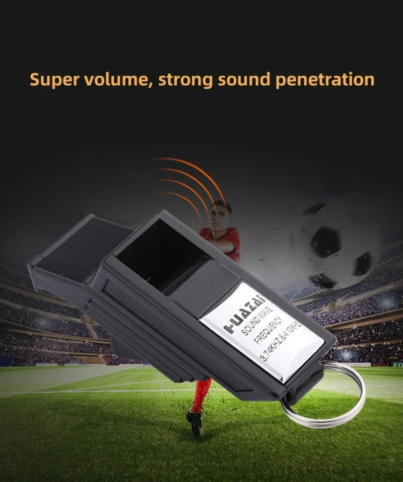 Description Picture 4 of itemSoccer Basketball Referee Whistles Professional Football Volleyball Handball Fans Whistle Sports Training Gear Coaching Set