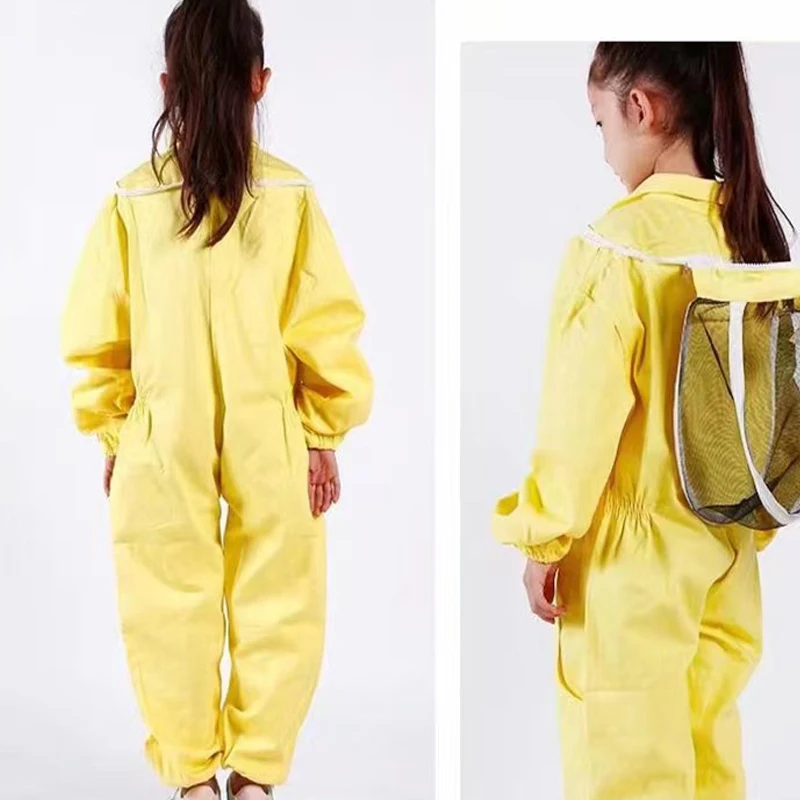 Children's Breathable Anti-Bee Suit, Beekeeping Practice Clothing, Kids Beekeeping Clothing, 1Set