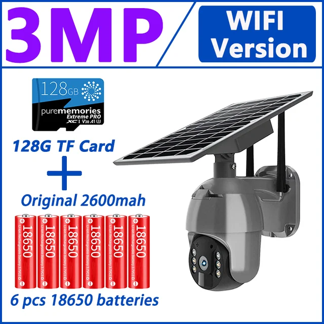 3MP WIFI Battery 128