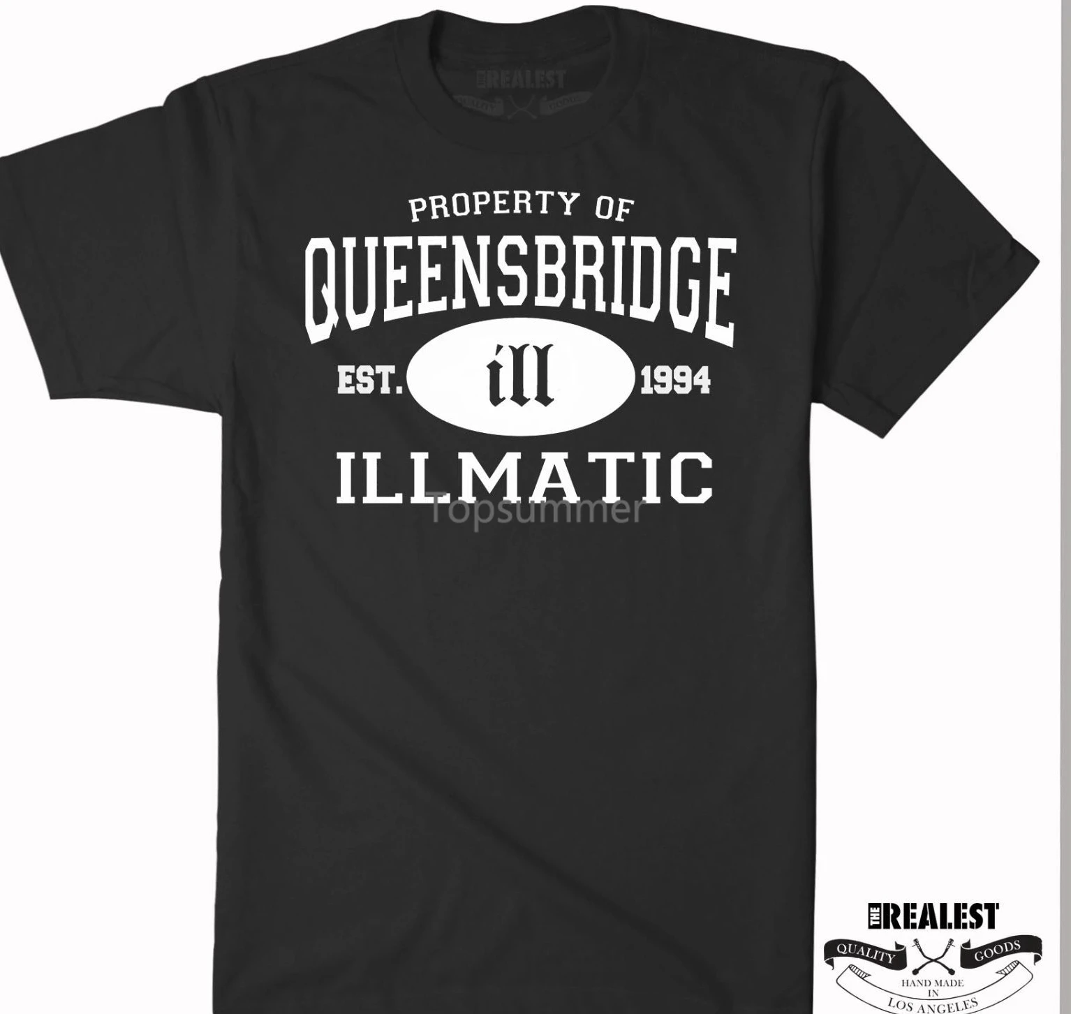 

Novelty O Neck Tops Illmatic Queensbridge Nas Black T Shirt Sweater Dj Classic Hip Hop Ill