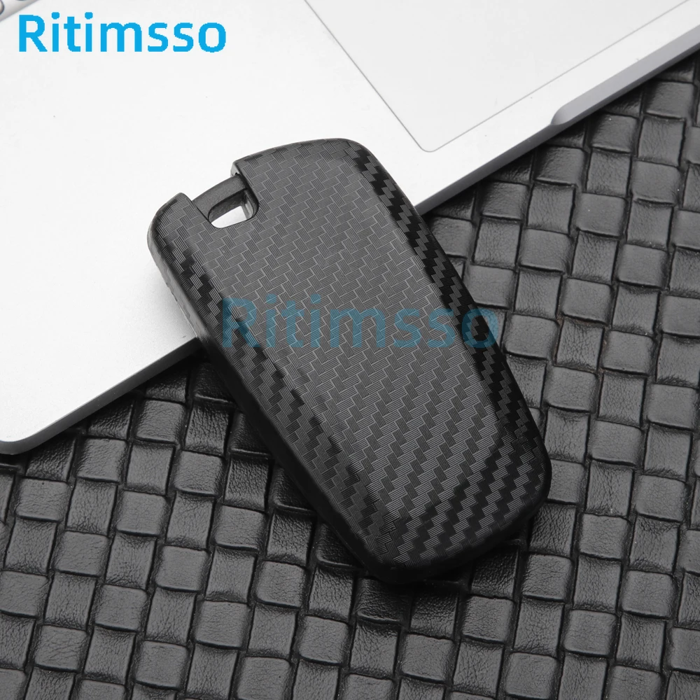Key Case Cover Key Case Car Key Shell Remote Control Case Cover Carbon Fiber Car Key Fob Case Skin Cover BMW 3 4 5 Series 320i 530i 550i F20 F21 F30 F31 F25 F01 F02 Car Key Case