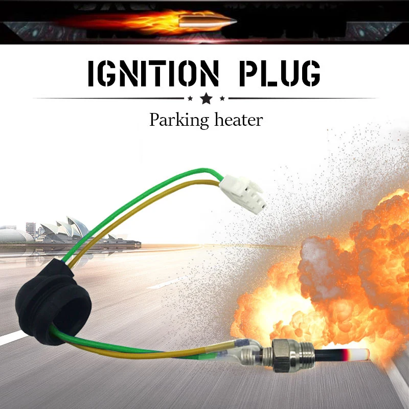 

Heating Wire 12V/24V 88W-98W Ignition Plug 4 Pin for Car Truck Bus Caravan Boat Glow Plug Air Diesel Parking Heater