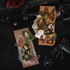 1Roll Tape Bronzing Handbook Material Loop Fasteners Stickers Adhesives Gothic Fantasy Series Scenery Scrapbook cut 60mm*2m 3