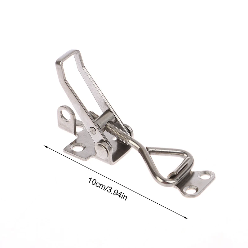 Stainless Steel Clamp Fastener 1Pc 304 Stainless Steel Clamp Deck Hasp Lock Boat Accessories Locker Anti Rattle Latch Fastener Clamp Marine Fastener stainless steel clamp fastener