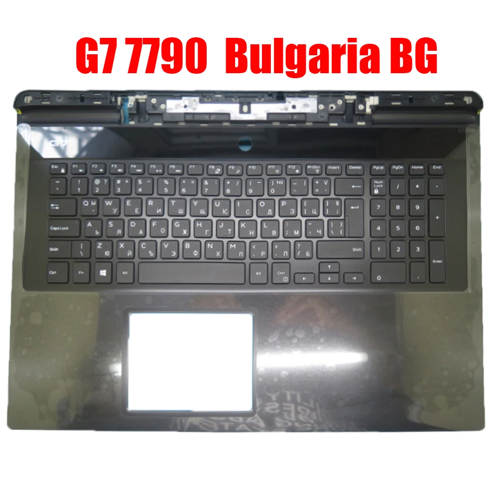 

Bulgaria BG Laptop Palmrest For DELL G7 17 7790 00YW0N 0YW0N 09C2F3 9C2F3 06WFHN 6WFHN 09GGWM 9GGWM Keyboard Without Backlit New