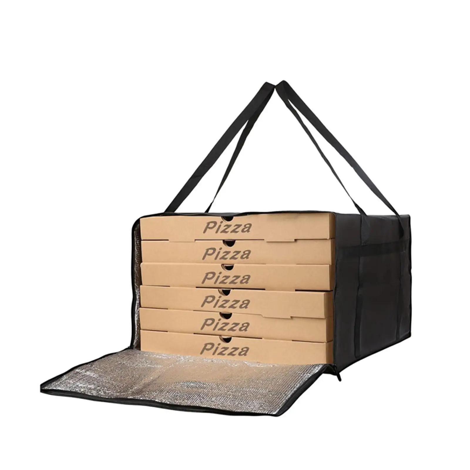 Insulation Food Pizza Delivery Bag Easy to Clean Pizza Insulated Bags Fully Insulated for Travel Picnic Home Personal Catering