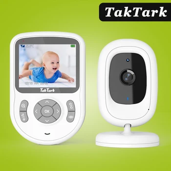 Moniteur vidéo pour bébé, Vision nocturne automatique, interphone, surveillance de la température