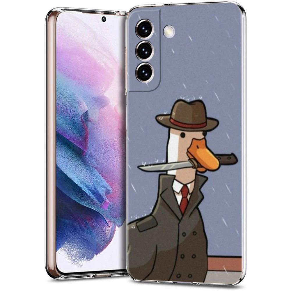 Goose Game Cartoon Transparent TPU Phone Case